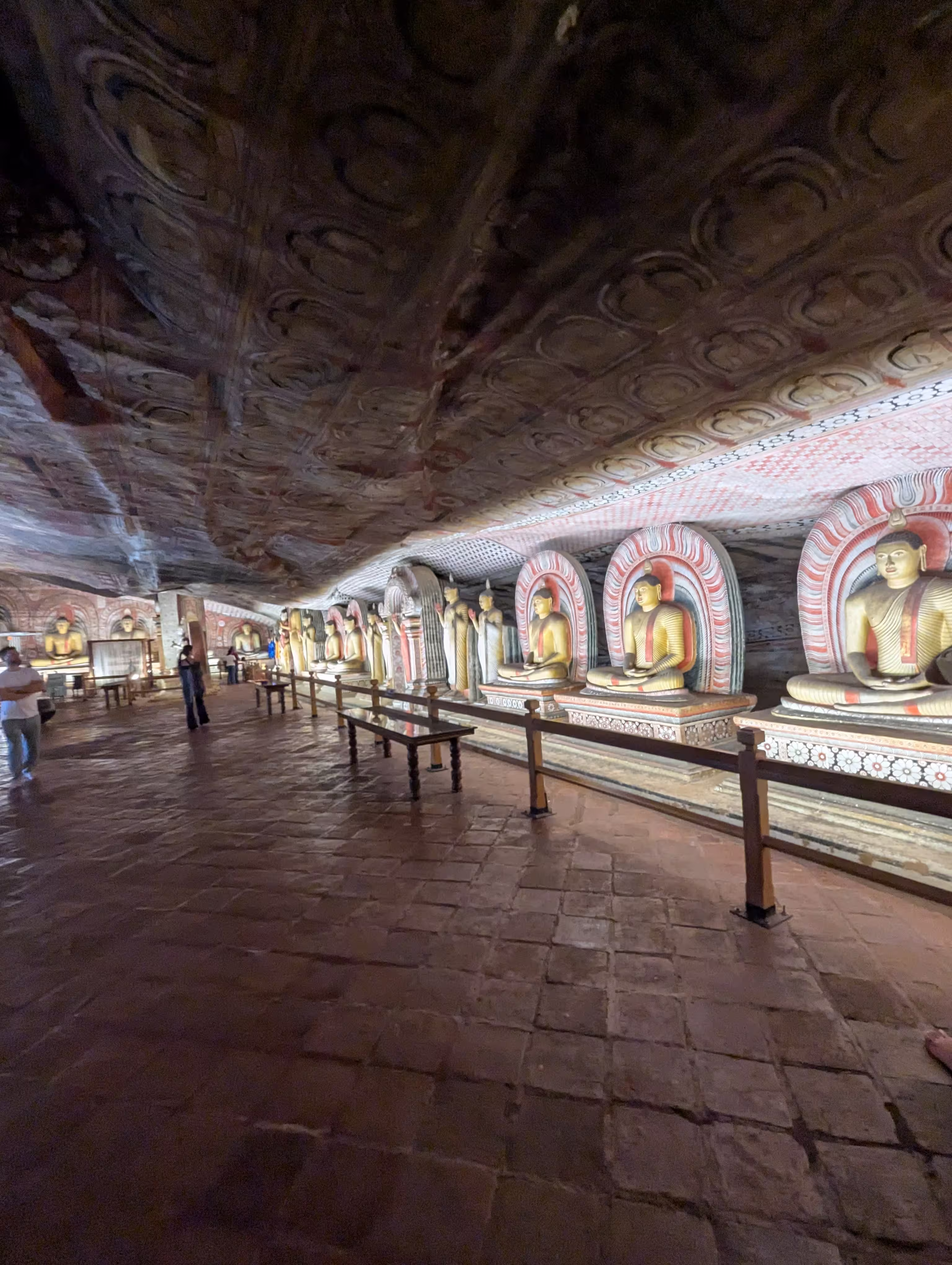Buddha statues in Dambulla